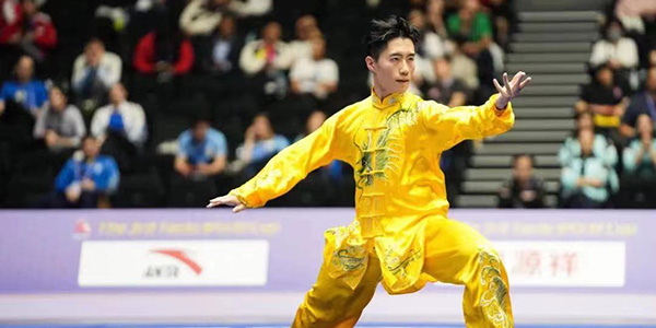 成人直播平台
健儿卢向成武术套路世界杯摘金  中国功夫震撼日本