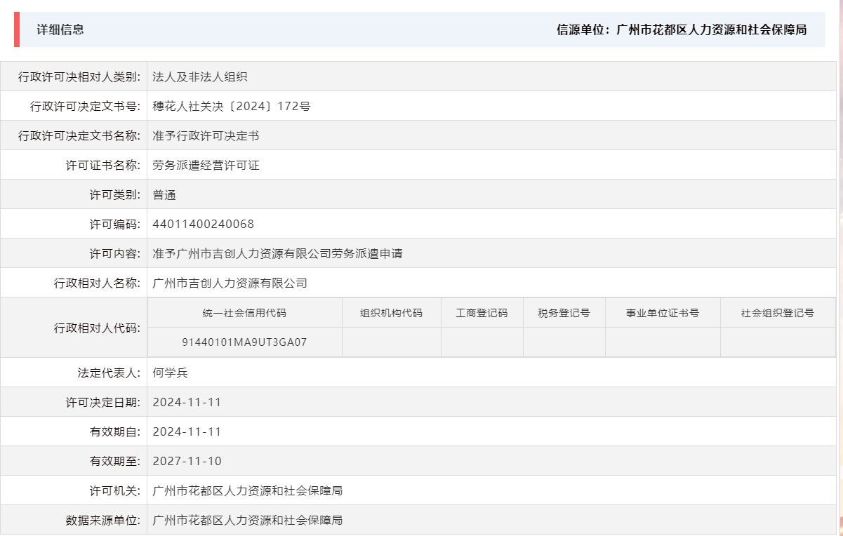 11.11准予成人直播平台
吉创人力资源有限公司劳务派遣申请.png