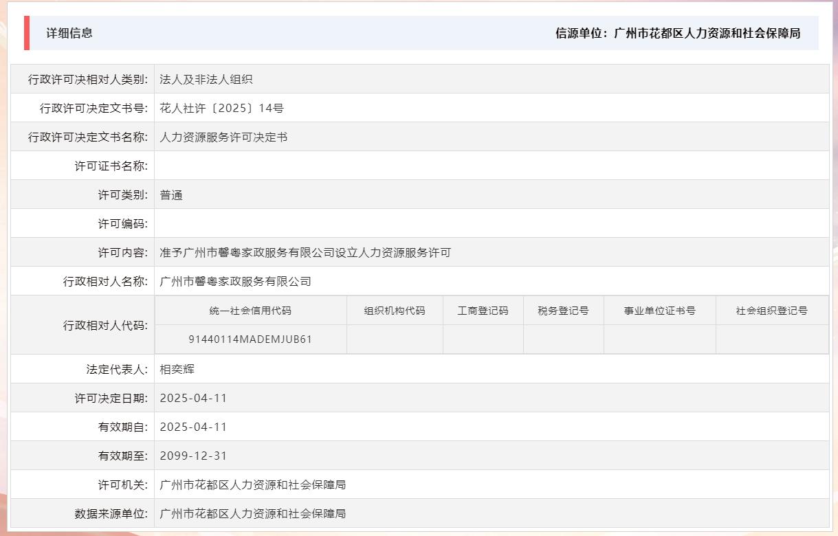 4.11准予成人直播平台
馨粤家政服务有限公司设立人力资源服务许可.jpg